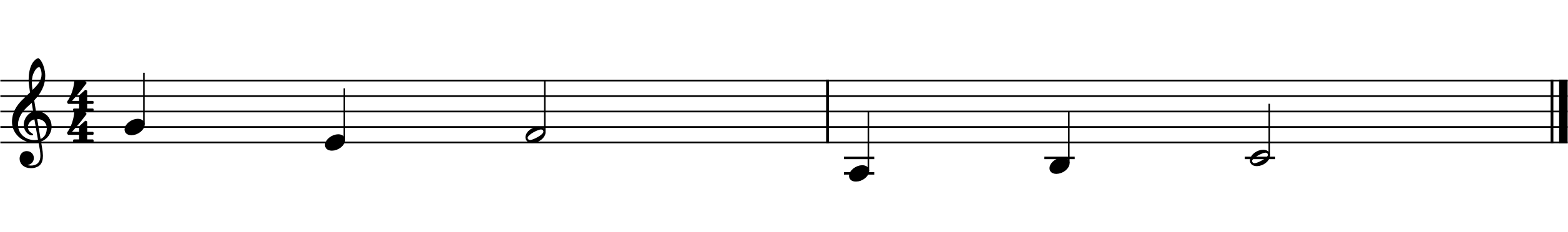 How to harmonize a melody. Single line of melody in standard notation.