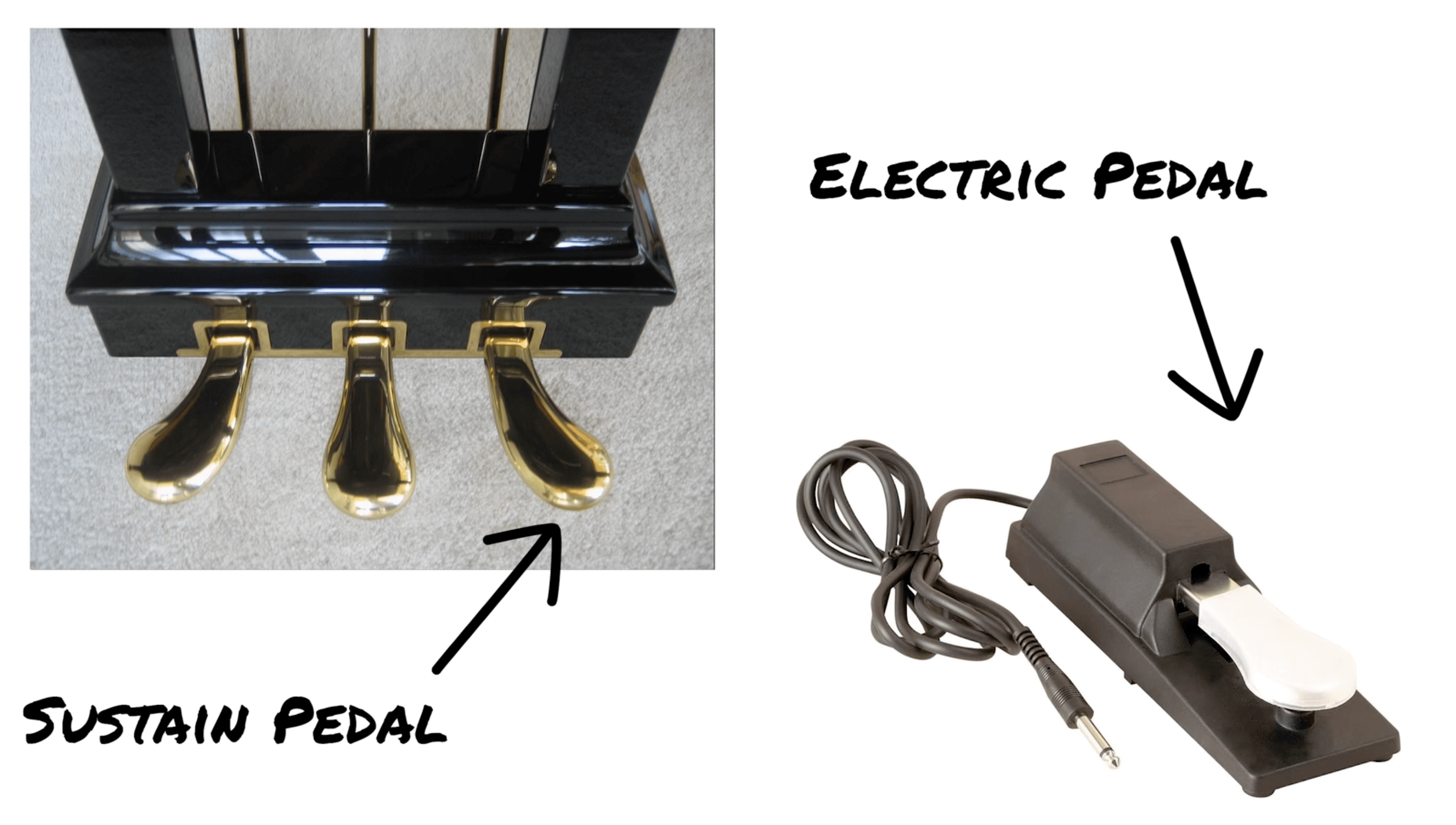 Sustain pedals